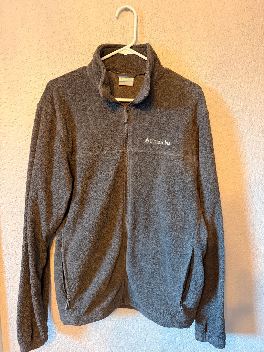 Columbia Men's Gray Full-Zip Fleece Jacket